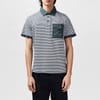 Mens Stripe Polo