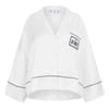 Collared Neck Satin Pyjama Top