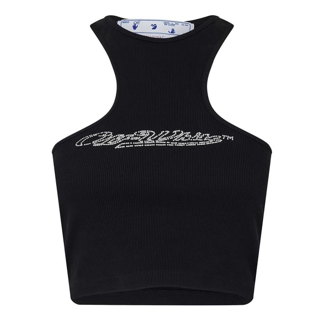 Bling Cropped Baseball Tank