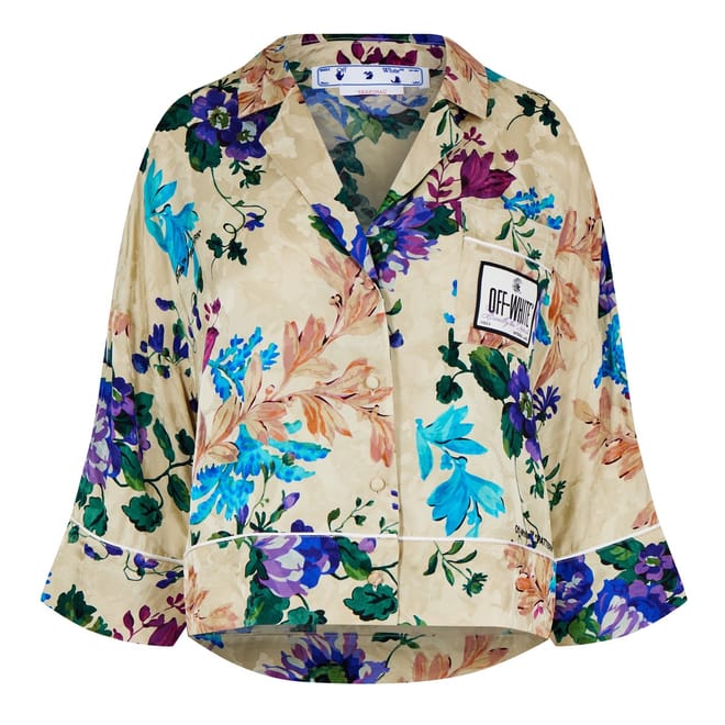 Satin Collared Neck Pyjama Top