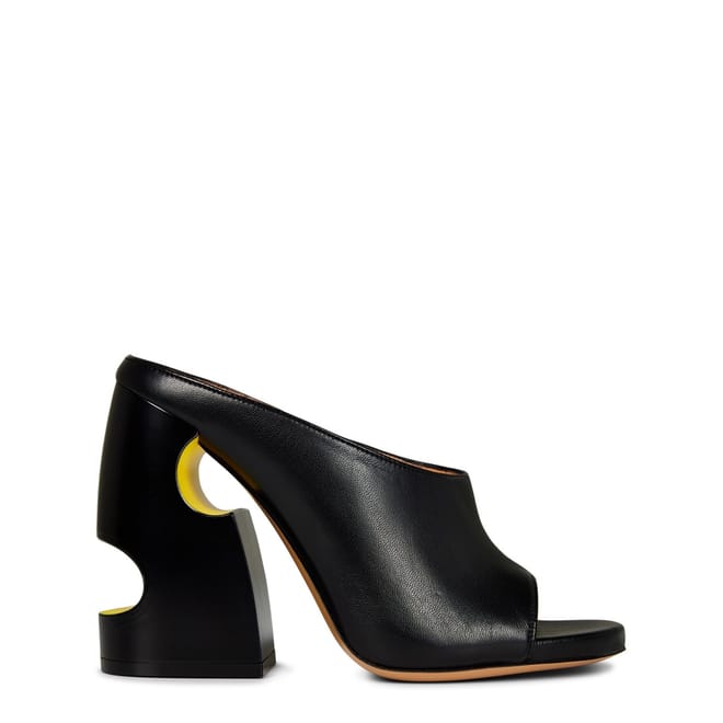 High Heel Block Mules