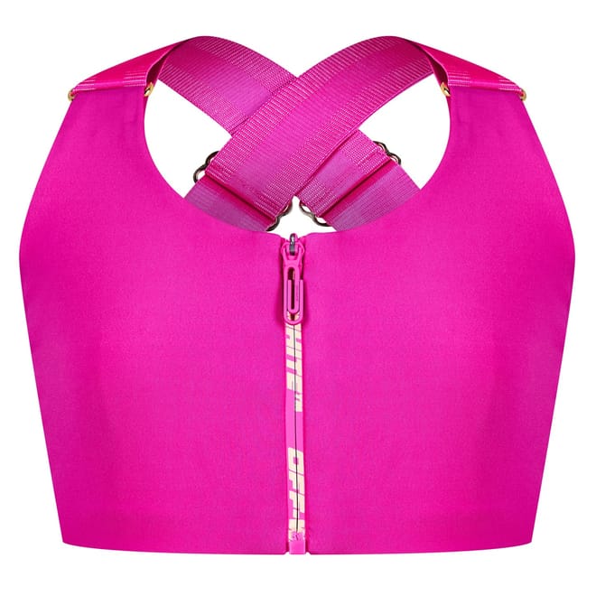 Cropped Scoop Neck Active Bra