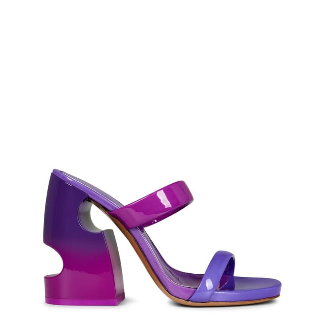 High Heel Block Mules
