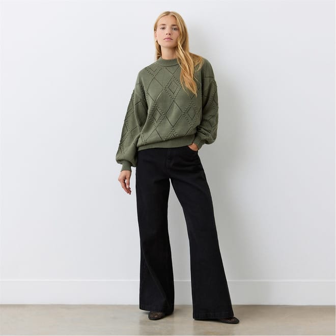 Odette Crew Neck Relaxed Fit Sweater