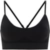 Cropped Scoop Neck Snug Fit Bra
