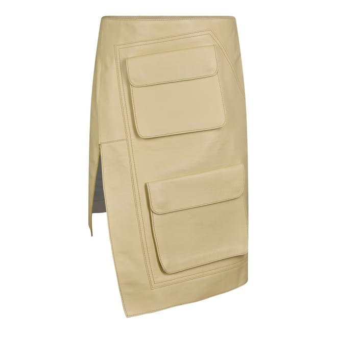 Off Leather Skirt