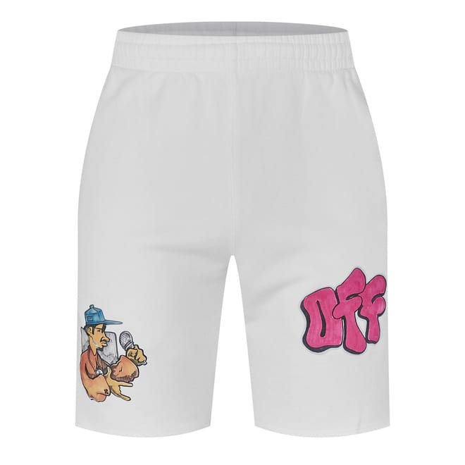 Lettering Sweat Shorts