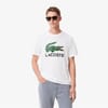 Crocodile Print Crew Neck T-Shirt