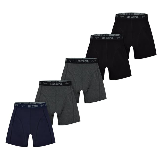 Mens Cooper Essential Boxer Trunk 5 Pack
