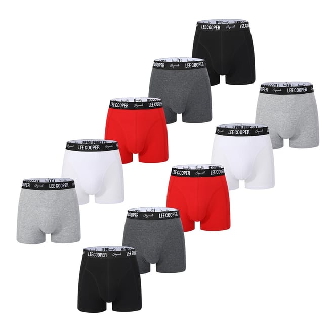 Mens Cooper 10 Pack Hipster Trunks