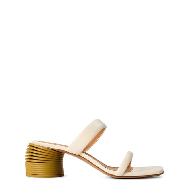 Off Slide Sandals with Block Heel
