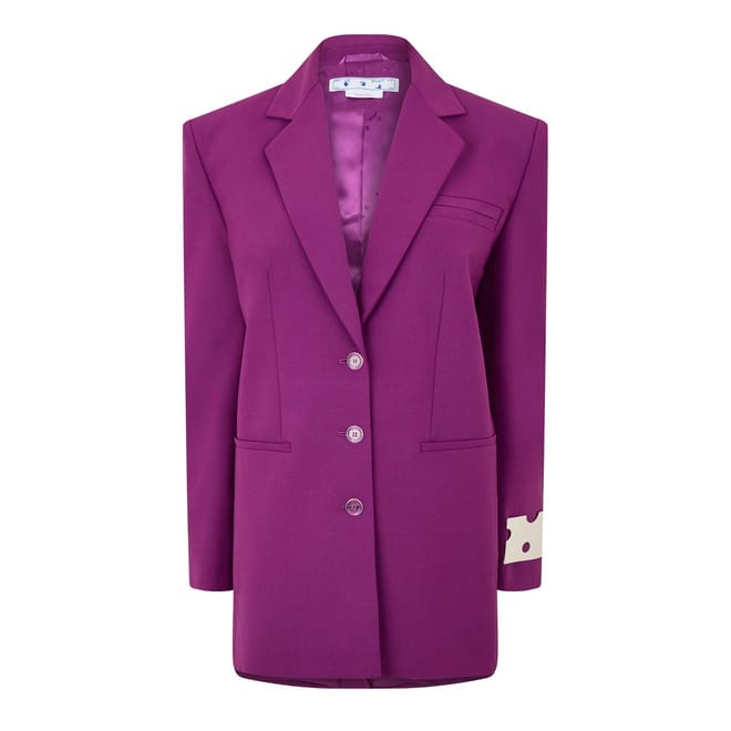 Off Relaxed Fit Suit Jacket