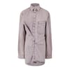 Monogram Mini Shirt Dress