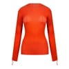 Slim Fit Long Sleeve Ribbed Collar Sweater