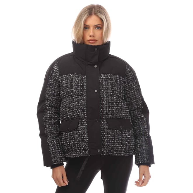 Tweed Down Jacket