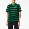 Striped 3D Print Cotton T-Shirt