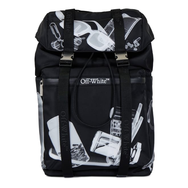 Graphic Print Rucksack with Logo