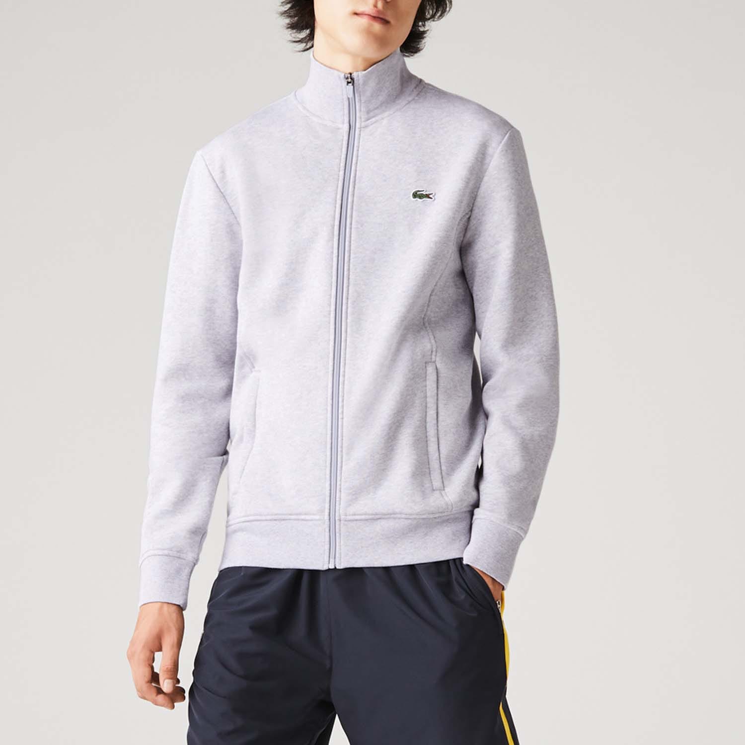 Multi colour Lacoste Sport Logo Branded Zip-Thru Cardigan