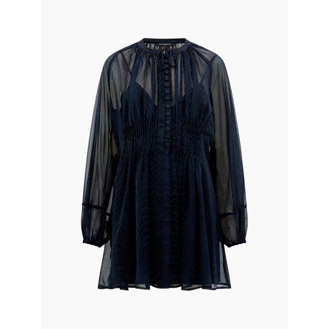 Artemis Crew Neck Mini A-Line Dress