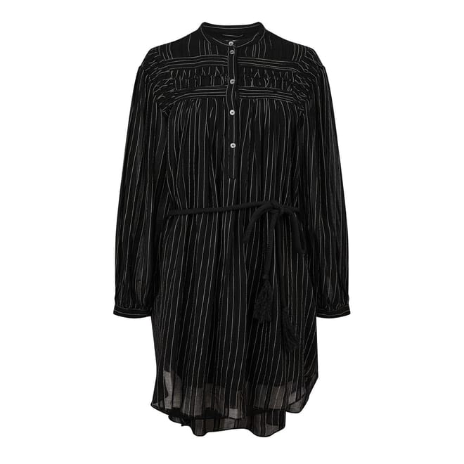 Leozi Collared Neck Mini Dress