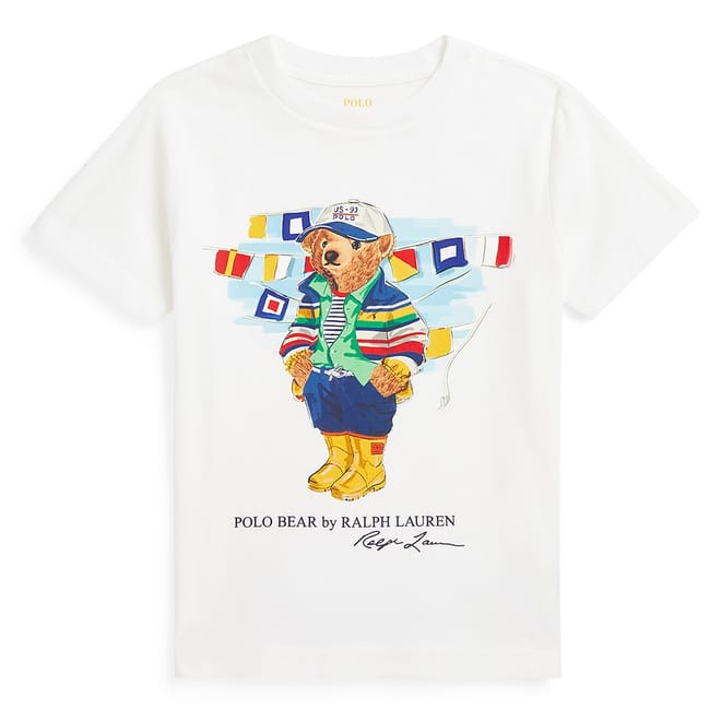 Polo Bear Logo Crew Neck T-Shirt