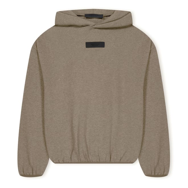 Cotton Logo Patch Hoodie