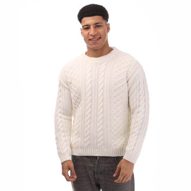 Lambswool Logo Knit Crewneck Sweater