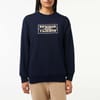 Oversized Tennis Print Fleece Jogger Sweatshirt