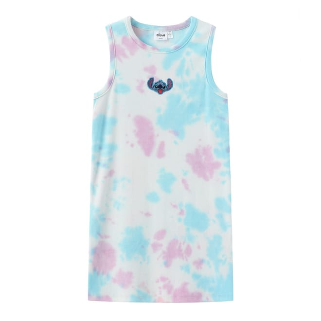 Rib Crew Neck Mini T-Shirt Dress
