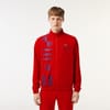 Bh2325 Lettering High Neck Rain Jacket