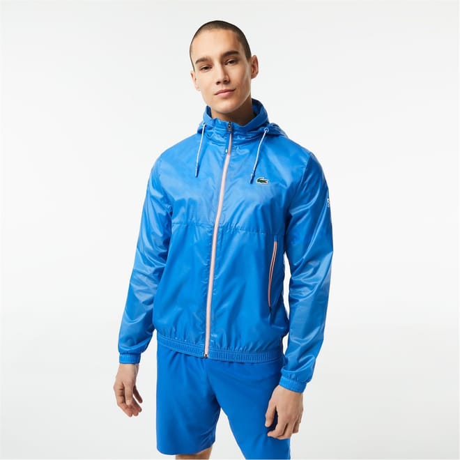 Crocodile Print Hooded Rain Jacket