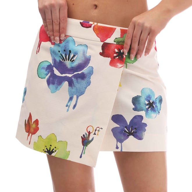 Floral Mini Skirt