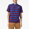 Striped 3D Print Cotton T-Shirt