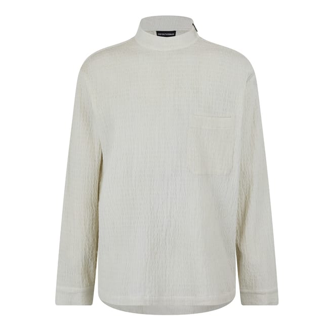 Blouson Mock Neck Relaxed Fit Jacket