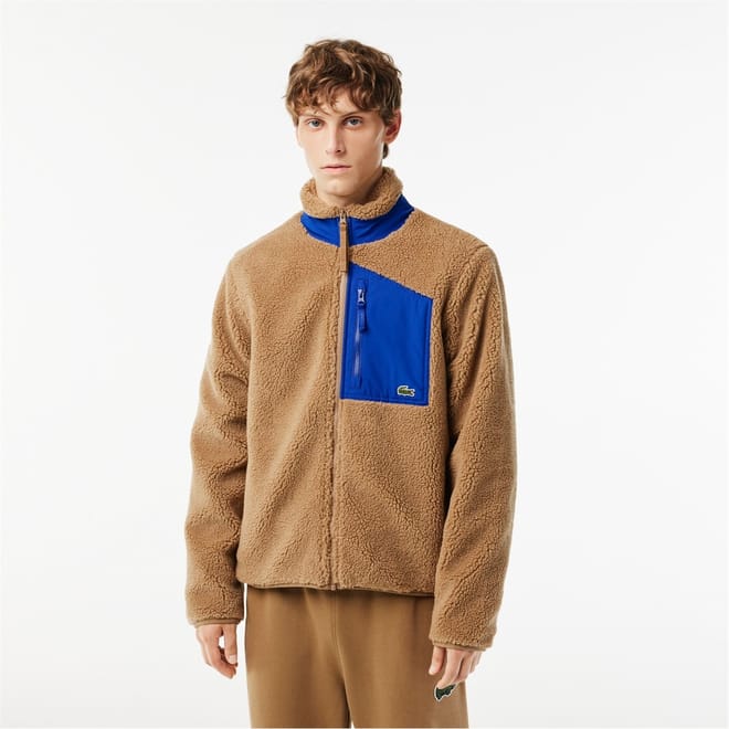 Mock Neck Fleece Jacket