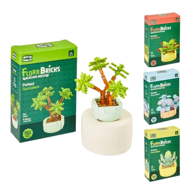 Flora Bricks: Flower Blossom Builds Potted Plants