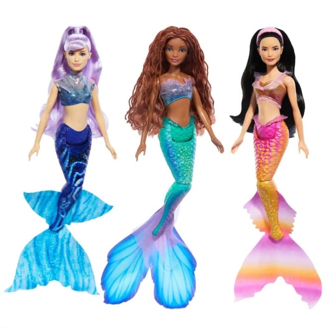 The Little Mermaid Ariel And Sisters Doll Set