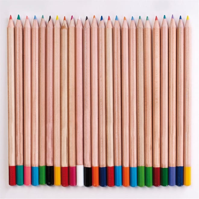 24 Pack Coloured Pencils
