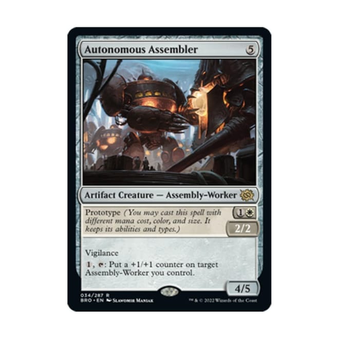 Autonomous Assembler Oversized Card