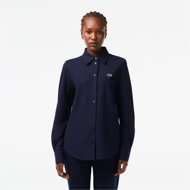 Regular Fit Long Sleeve Collared Shirt