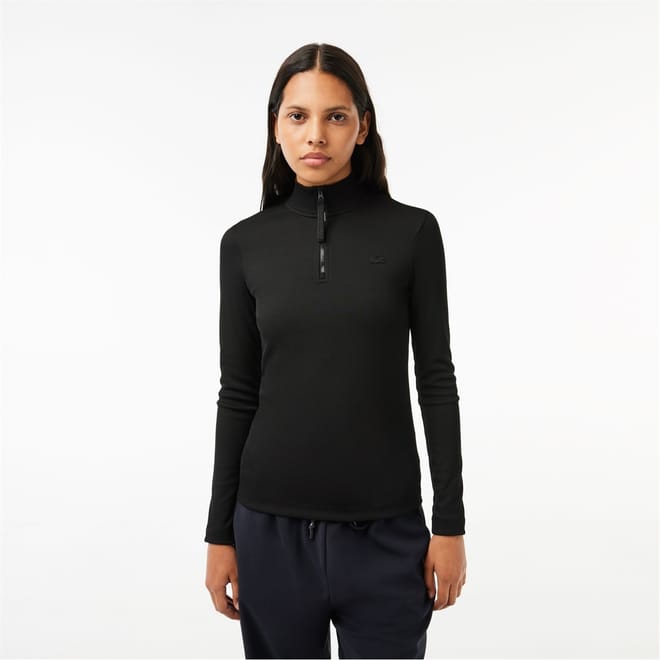 Mock Neck Regular Fit Polo Shirt