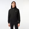 Crocodile Print Field Jacket Mock Neck