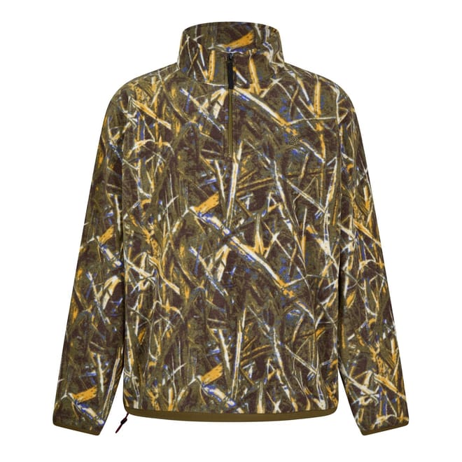 Aop Polar Quarter Fleece Multicoloured