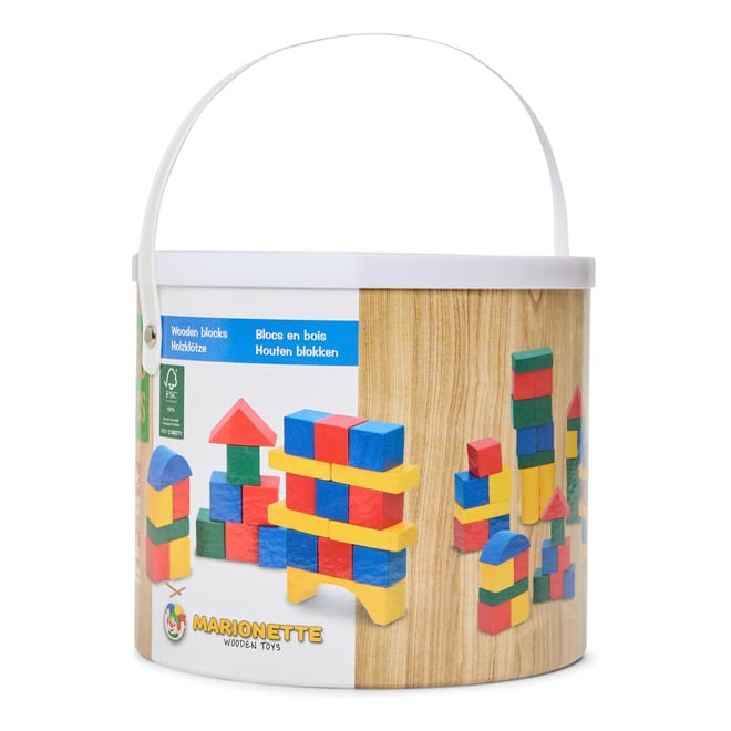 Games Wooden Blocks Building Set