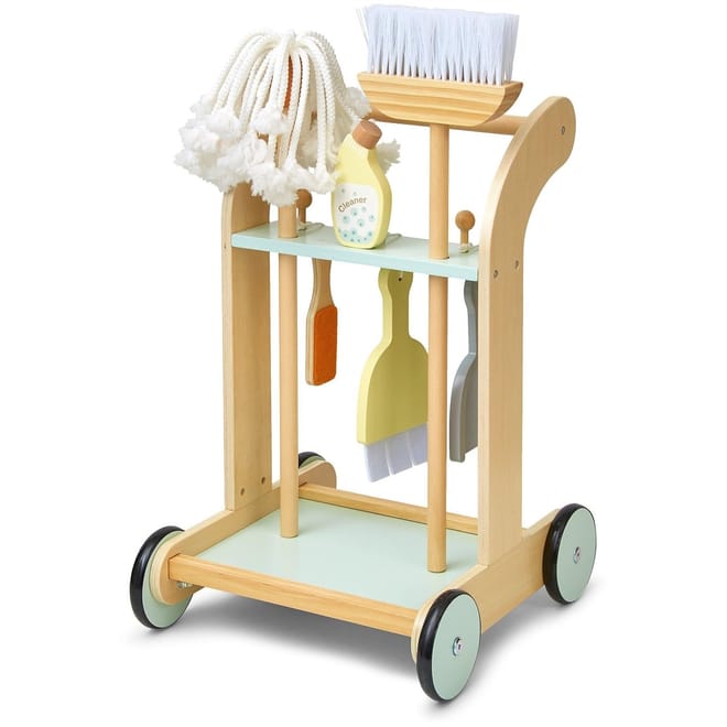 Wooden Cleaning Trolley