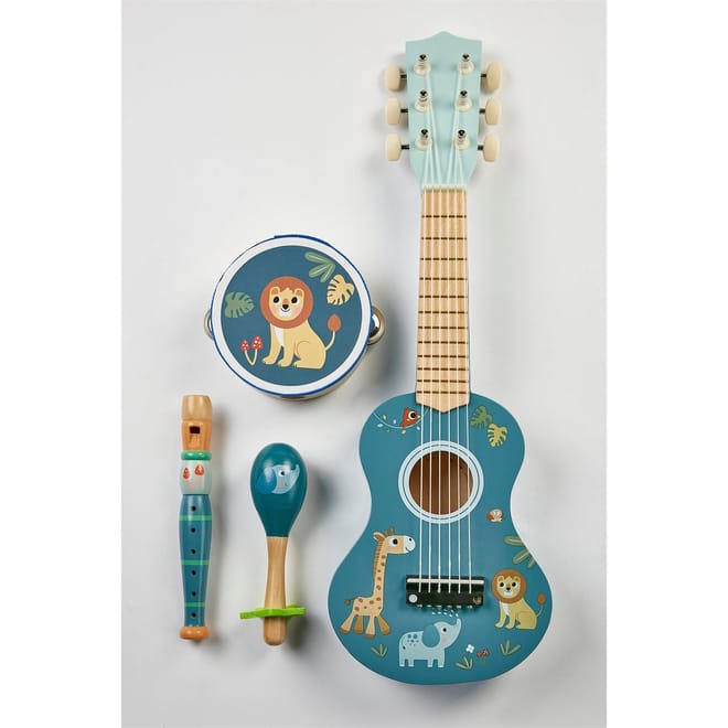 Wooden Jungle Musical Instrument Set