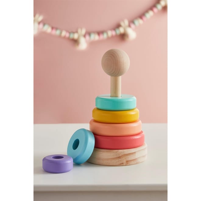 Wooden Rainbow Stacker