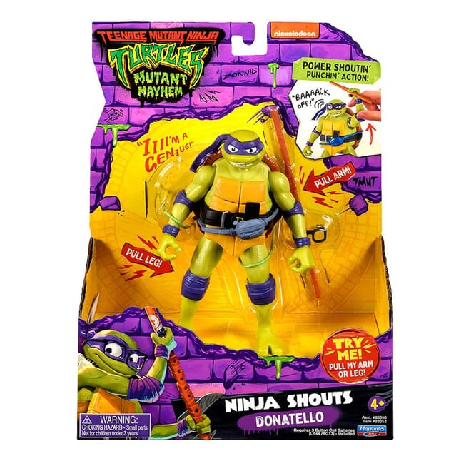 Tmnt Mayhem Deluxe Ninja Shouts    Donatello