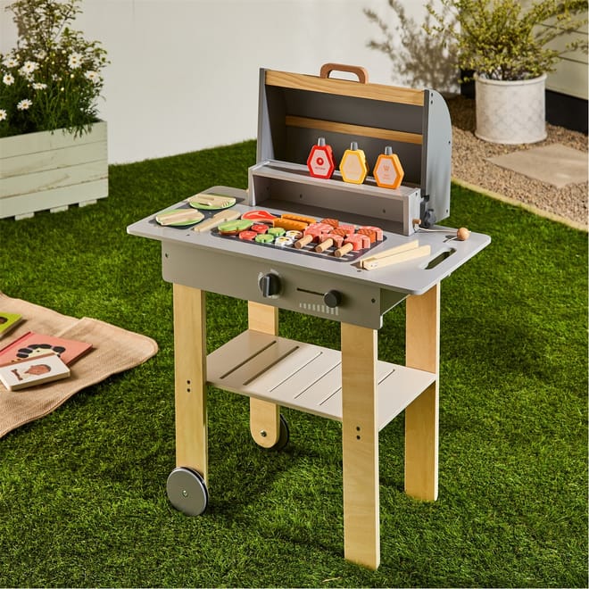 Wooden Bbq Playset