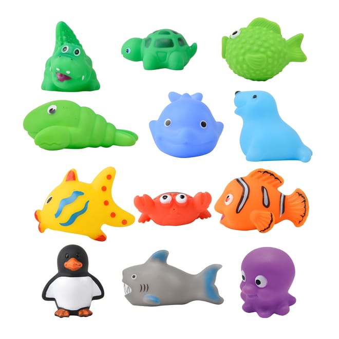 12 Animal Baby Bath Toys 00